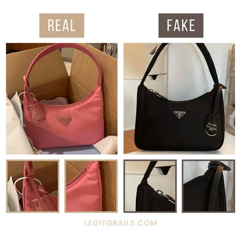 prada bag fake vs original|vintage prada bag authentication.